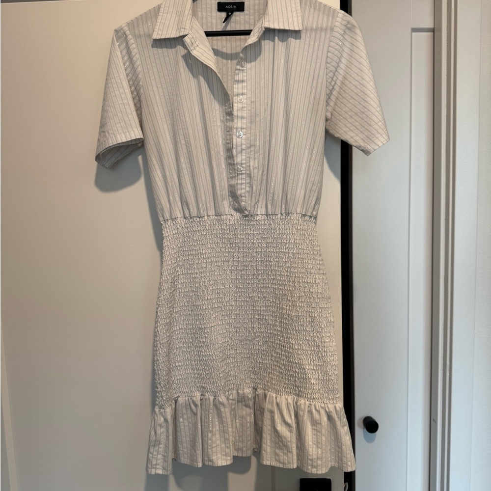 Aqua dress-Bloomingdales